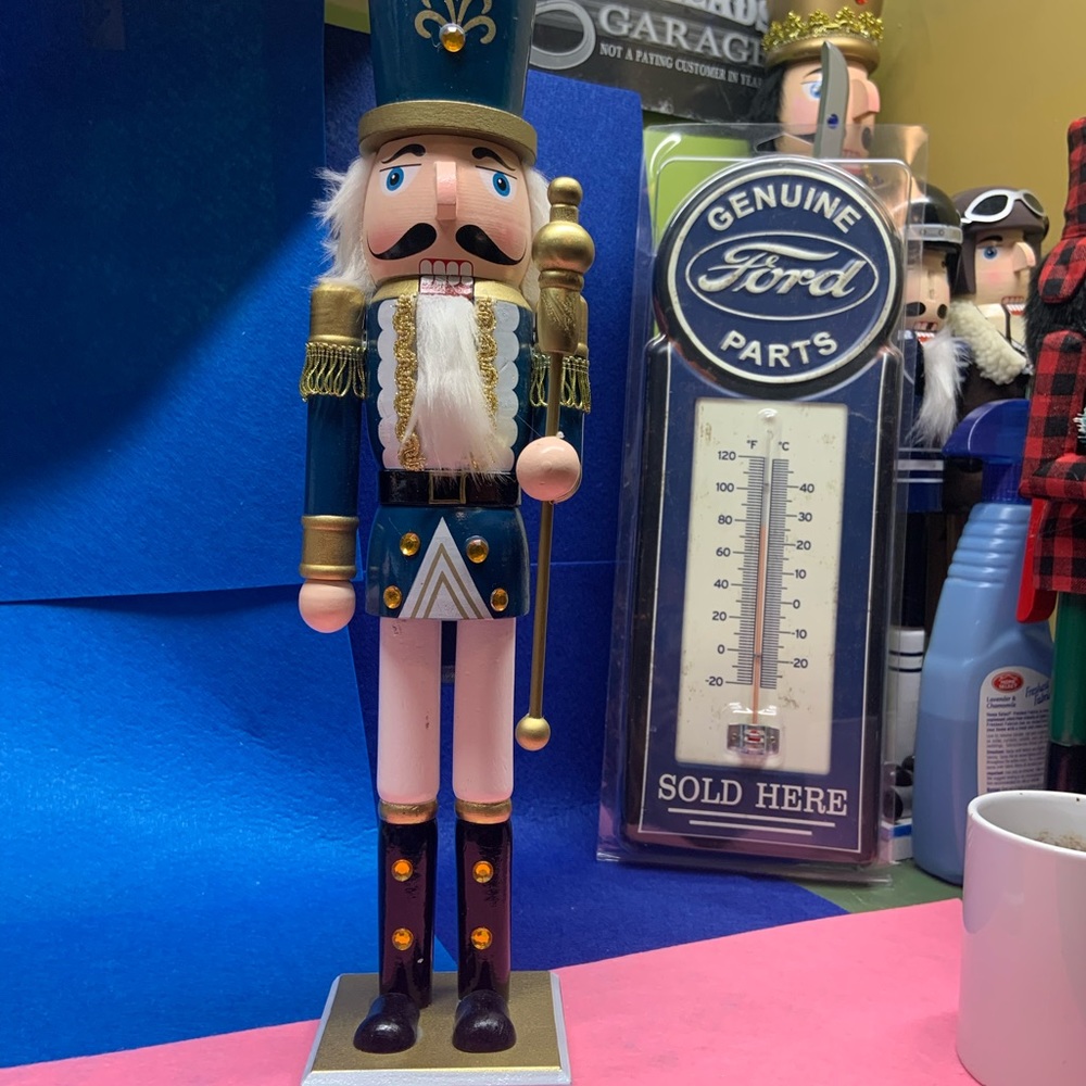Blue Soldier Nutcracker